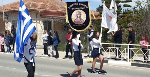 Παρέλαση που έγινε στην κοινότητά μας 25.03.19 – Parade that took place in our community 25.03.19